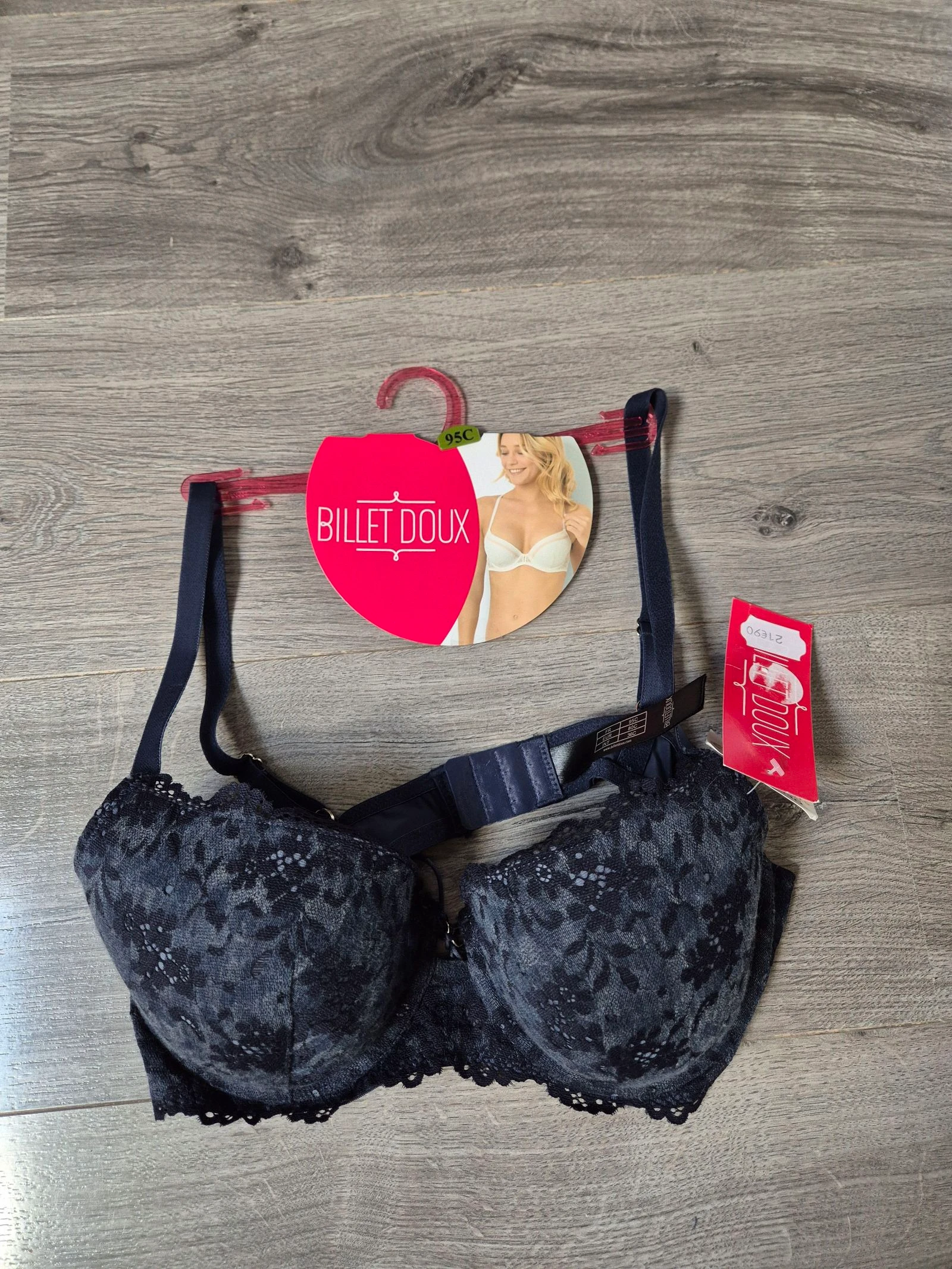 Conjunto sutiã 95C + tanga 42/44 BILLET DOUX Novo – photo 5